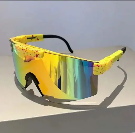 Nueva Moda de lujo al aire libre hombres corriendo Mujer Windproof Deporte Gafas de sol Viper